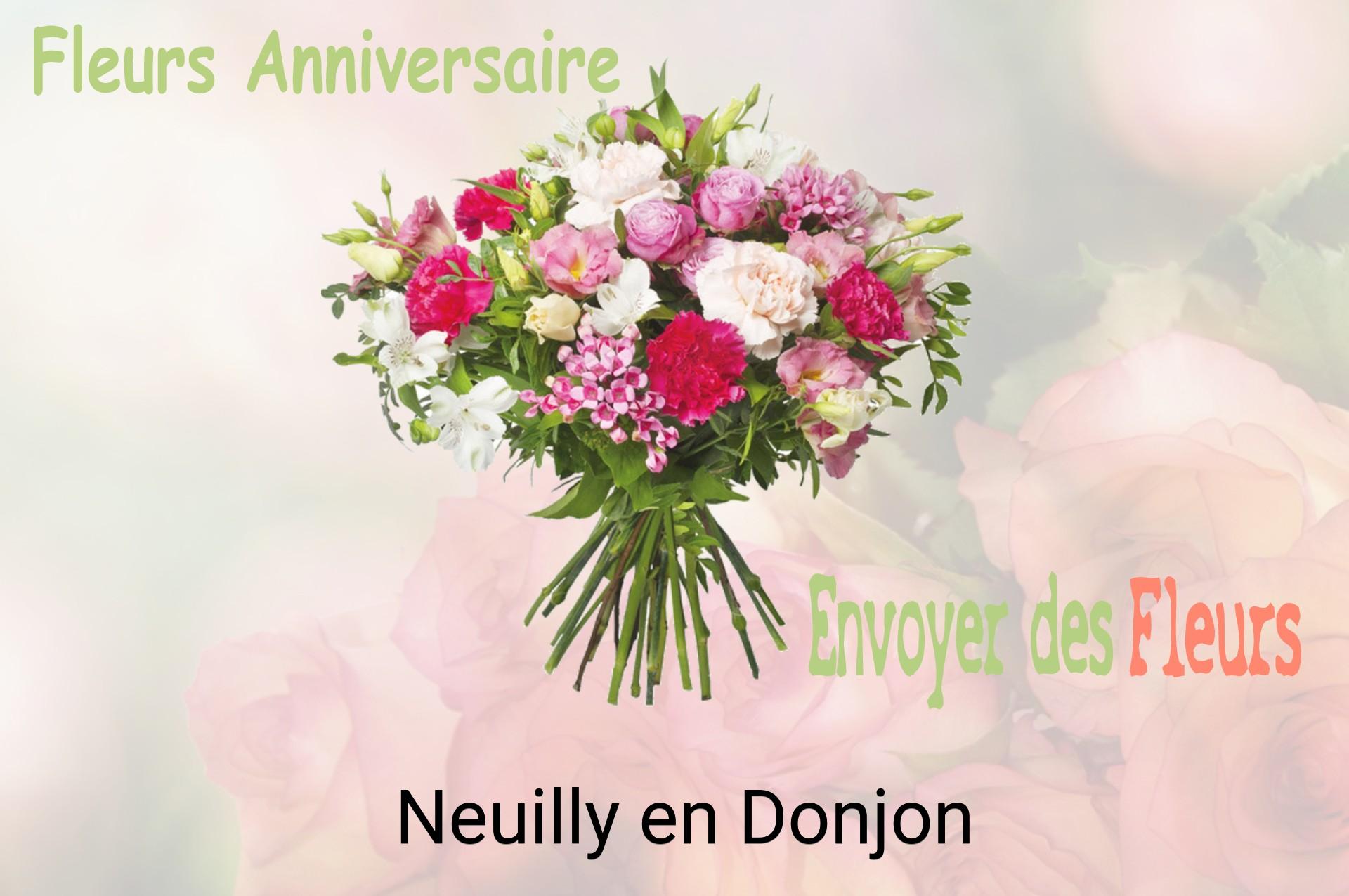 Bouquet de fleurs d’anniversaire livré à Neuilly-en-Donjon